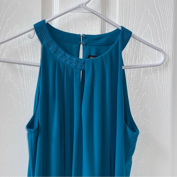 ⭐️ WHBM Keyhole Sleeveless Tank Teal Blue Top SMALL - Picture 6 of 13